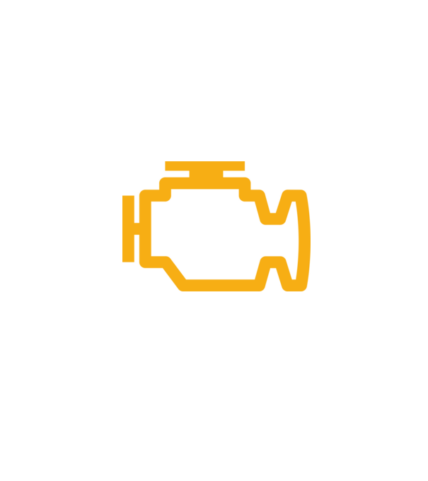 check engine model negru pe tricou