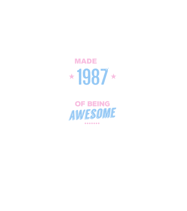 Made in - 1987 model verde pe tricou
