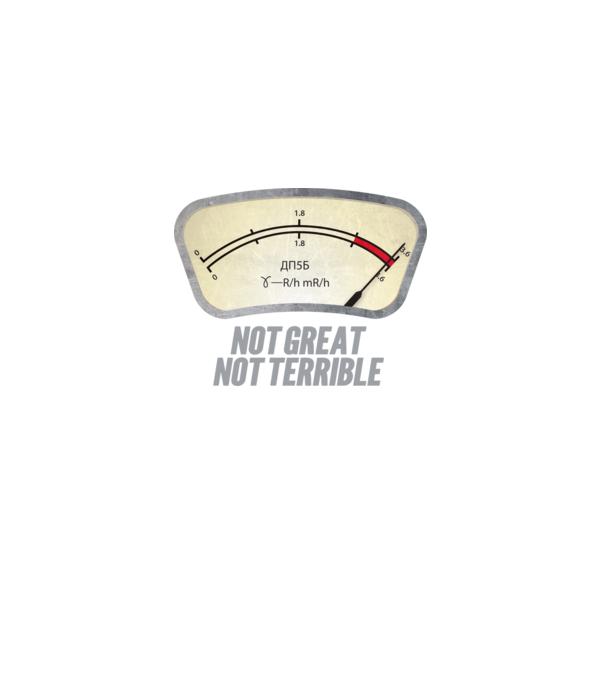 Dosimeter model nisipiu pe tricou