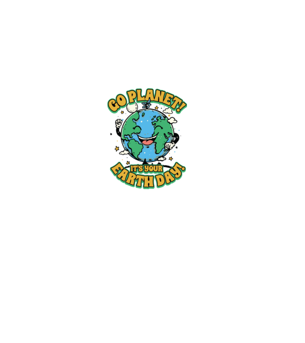 Go planet model roz deschis pe tricou