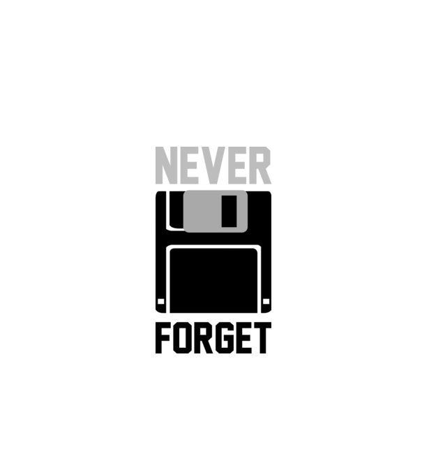 Never Forget model roșu pe tricou
