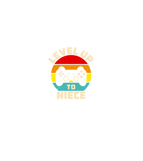 Level Up Niece model negru pe tricou