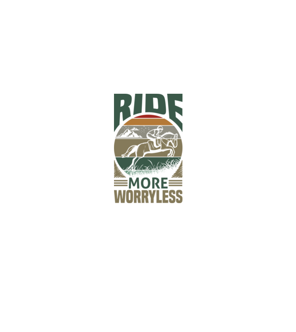 ride more model negru pe tricou