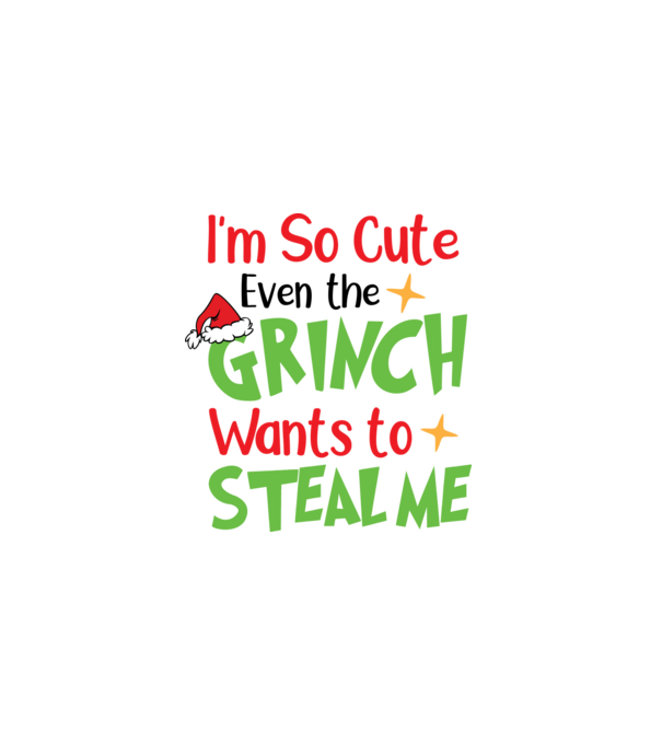 So cute Grinch model negru pe tricou