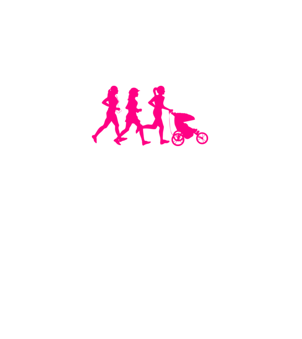 Running Mom model dusty pink pe tricou