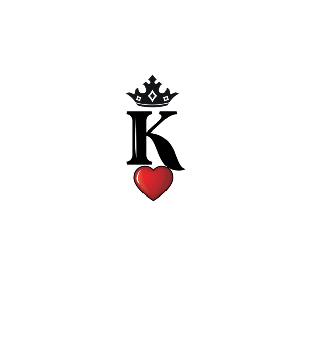 Cuplu HeartKing model alb pe tricou