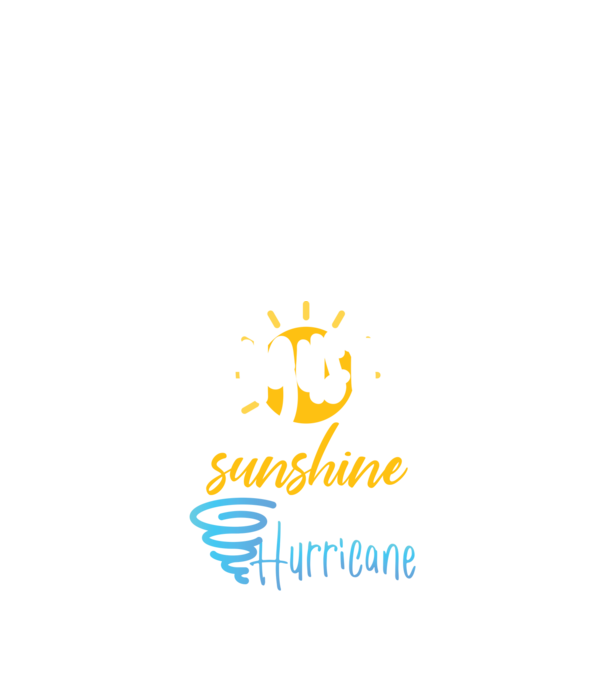 August Girls are Sunshine mixed with a little Hurricane model negru pe tricou