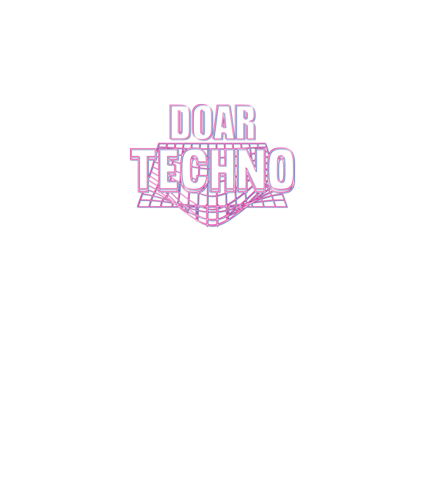 Doar techno model negru pe tricou