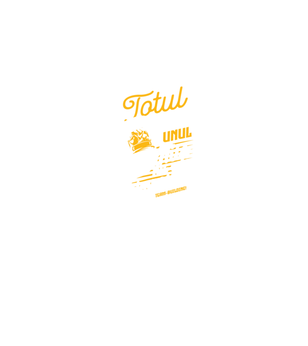 Totul este dificil pentru unul, dar nimic nu este imposibil pentru mulți! Team-building model negru pe tricou