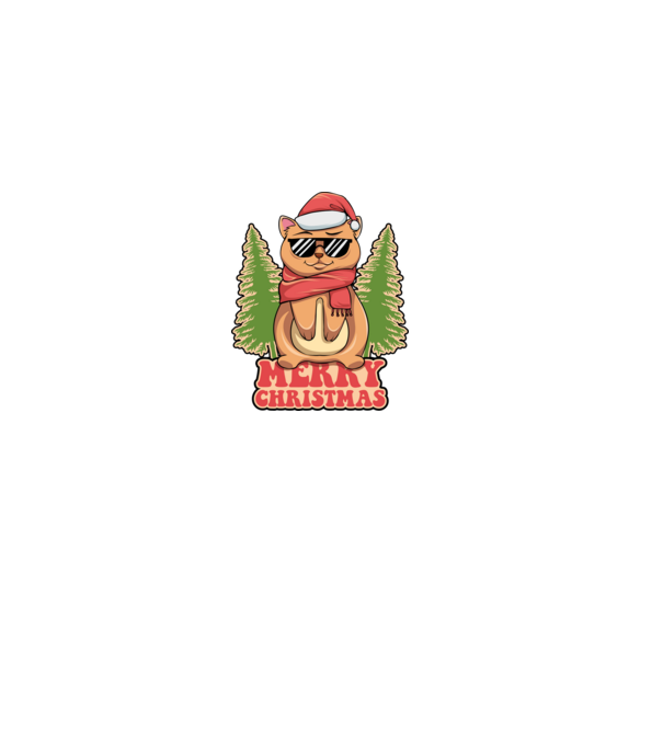 Merry christmas cat model negru pe tricou