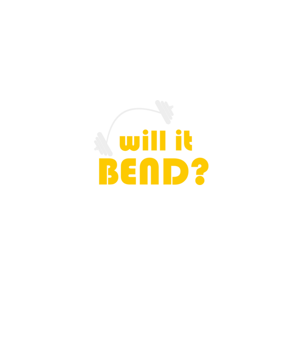 Will it bend model negru pe tricou