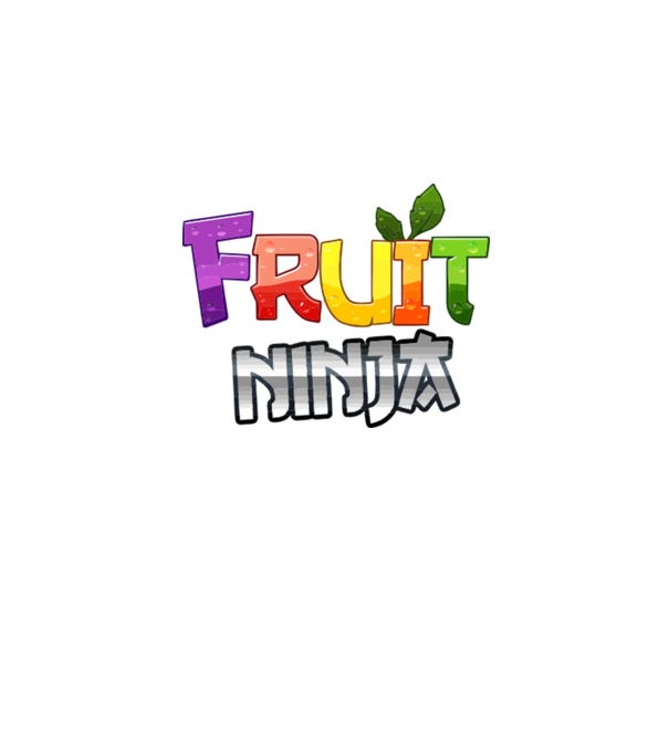 Fruit Ninja model alb pe tricou