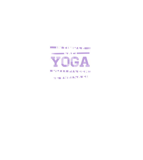 în timp ce faci yoga poți fi ceea ce vrei să fii - în acel moment model gri pe tricou
