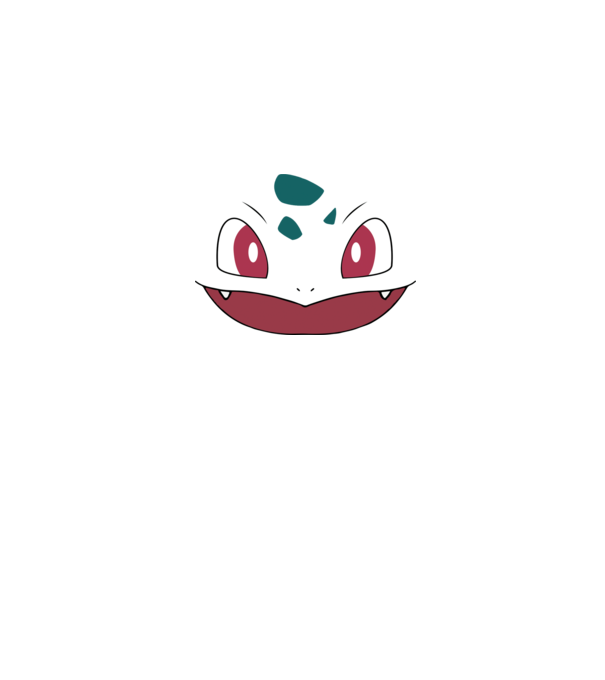 Bulbasaur model gri pe tricou