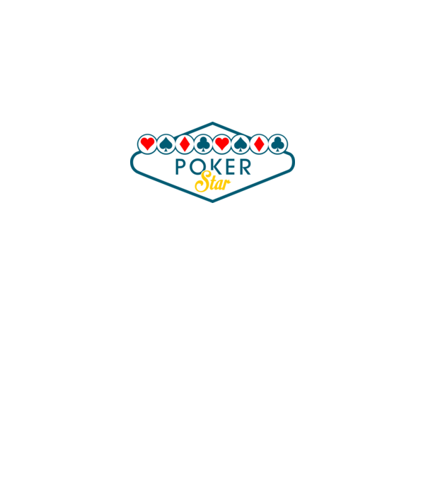 Star Poker model gri închis pe tricou