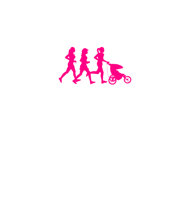 Running Mom model roz neon pe tricou