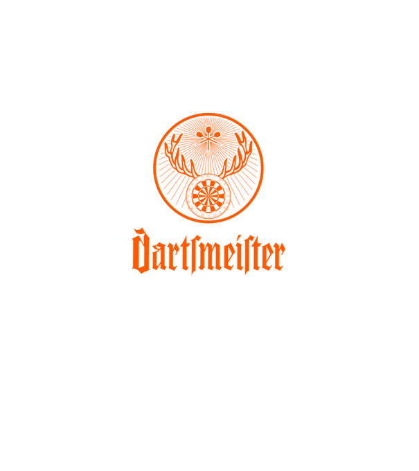 Dartsmeister Dark model negru pe tricou