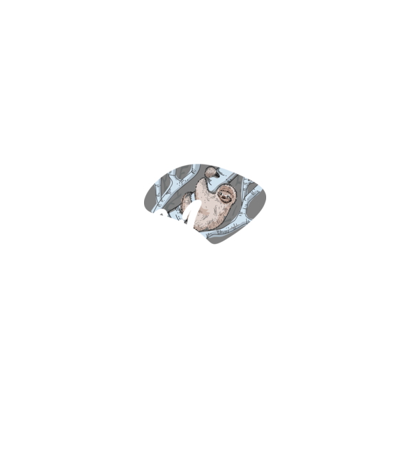 what does the sloth say model negru pe tricou