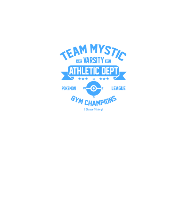 Mystic champions model negru pe tricou