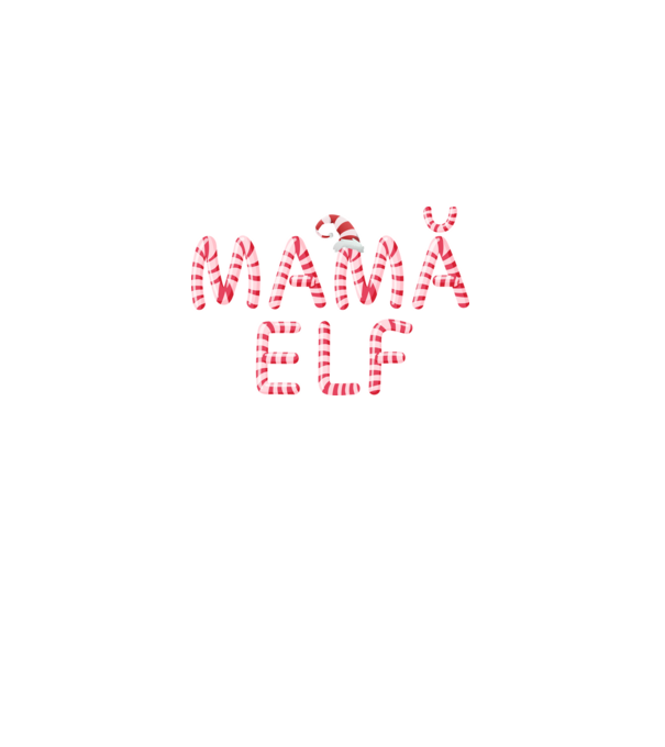 mamă elf model negru pe tricou