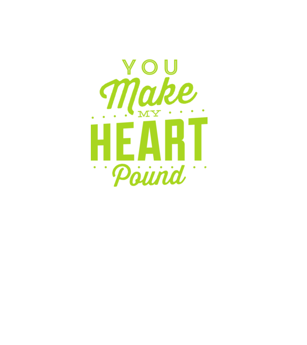 Make my heart model negru pe tricou