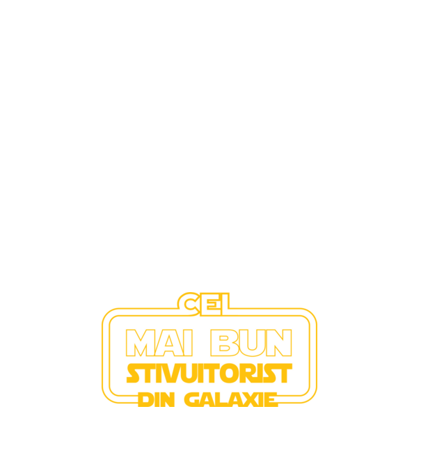 Cel mai bun stivuitorist din galaxie model albastru închis pe tricou