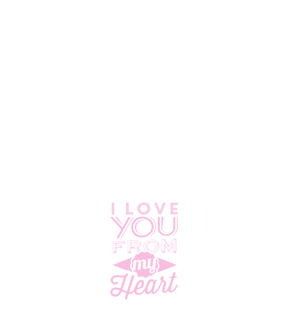 love you from model negru pe tricou