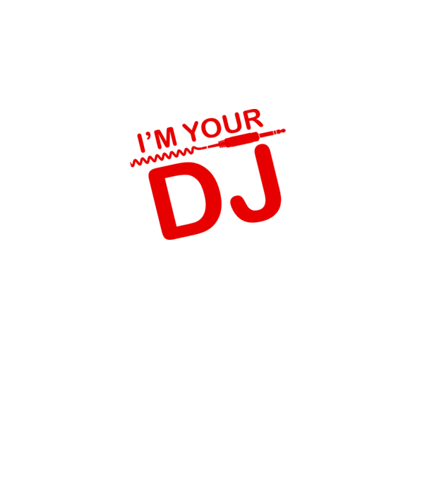 Im your DJ model negru pe tricou