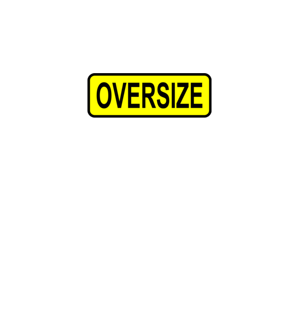Oversize model gri pe tricou