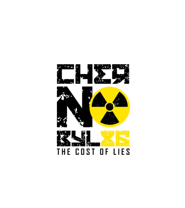 'Chernobyl ''86' model roșu pe tricou