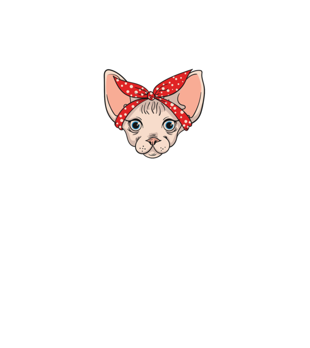 sphynx mom model gri închis pe tricou
