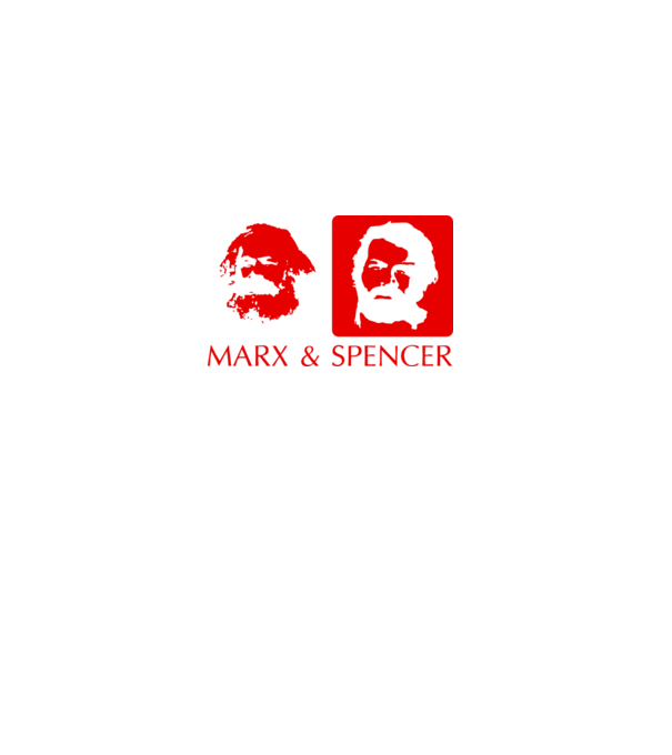 MARX and Spencer model negru pe tricou