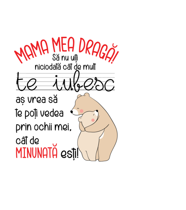 Mama Cât de minunat ești model negru pe tricou
