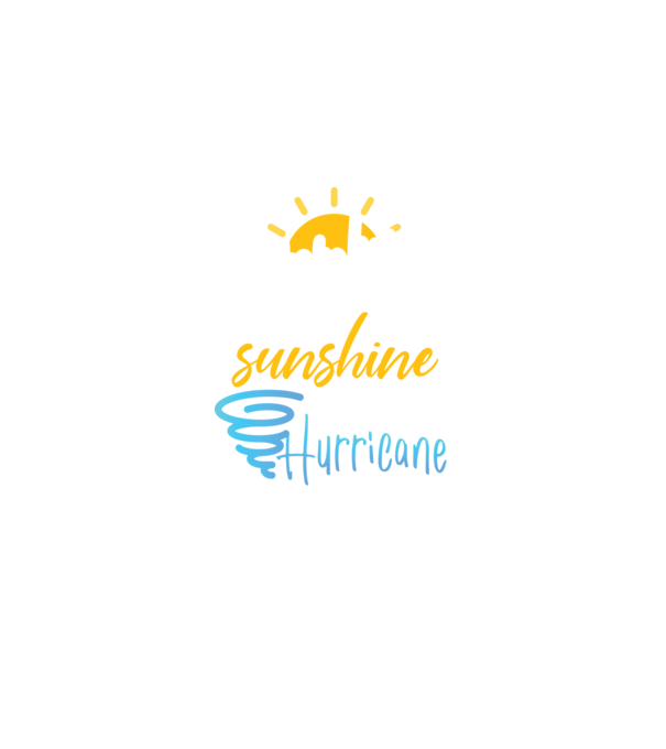 September Girls are Sunshine mixed with a little Hurricane model negru pe tricou