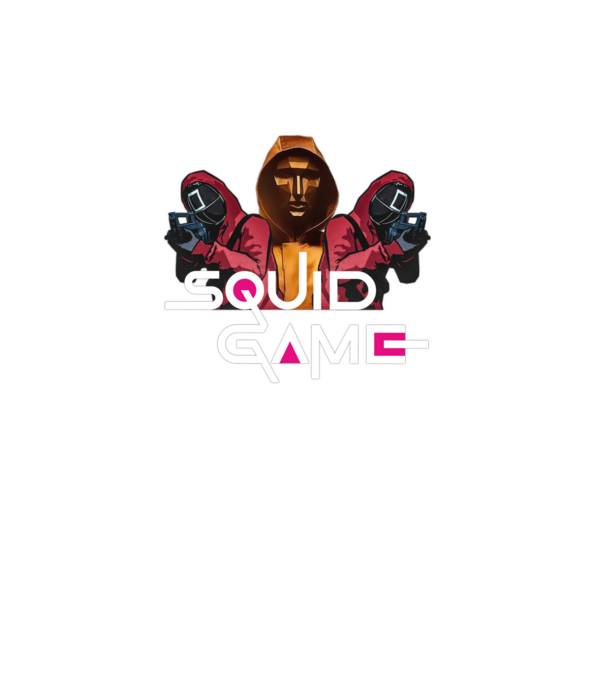 squid game poster model turcoaz pe tricou