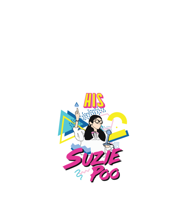 Stranger couple 80s retro Suzie model alb pe tricou