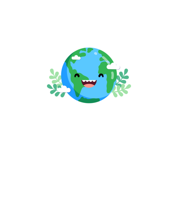 Earth smiley model alb pe tricou