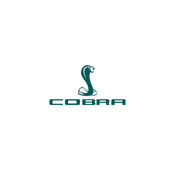 Cobra model alb pe tricou