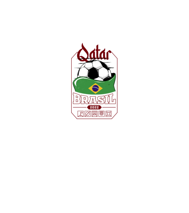 Qatar teams Brasil model negru pe tricou