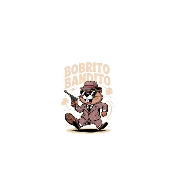 Bobrito Bandito model nisipiu pe tricou
