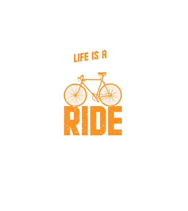 Life is a beautiful ride model negru pe tricou