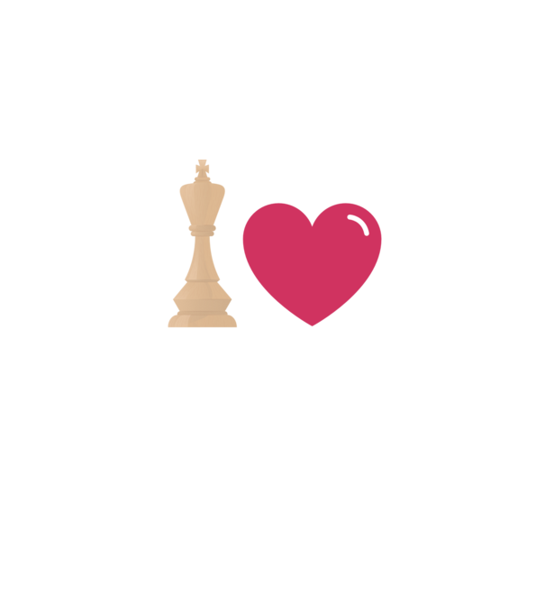Love chess model negru pe tricou