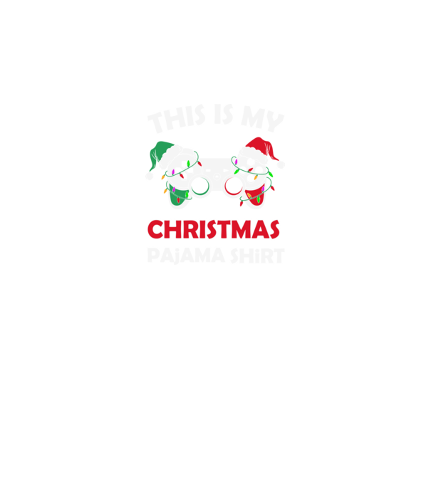 This is my christmas pajama model negru pe tricou