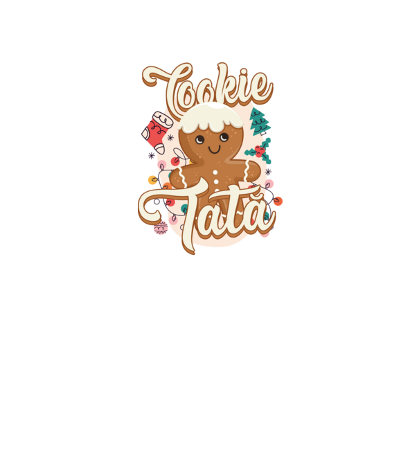Cookie tată model alb pe tricou