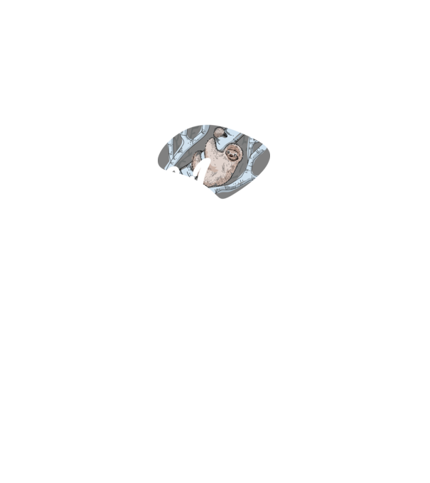 what does the sloth say model negru pe tricou