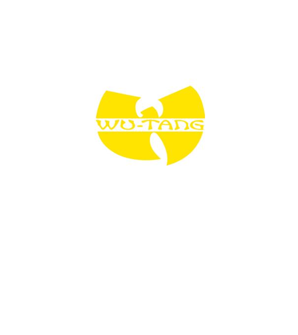 wu tang logo model negru pe tricou