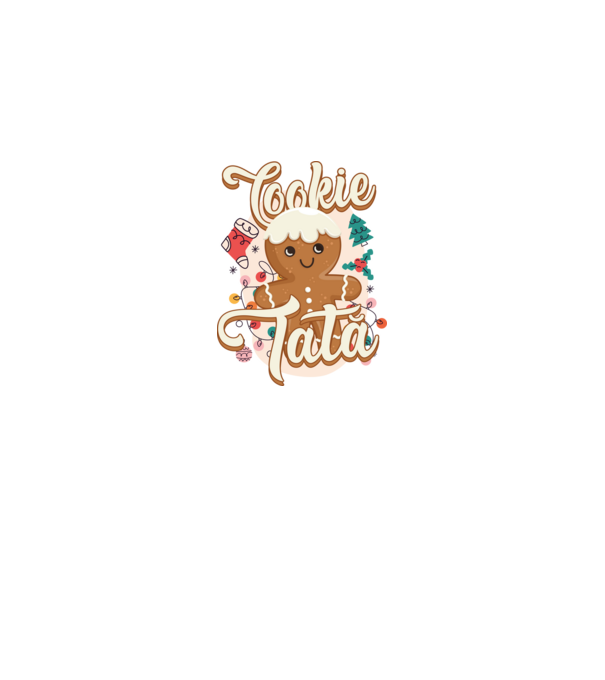 Cookie tată model alb pe tricou