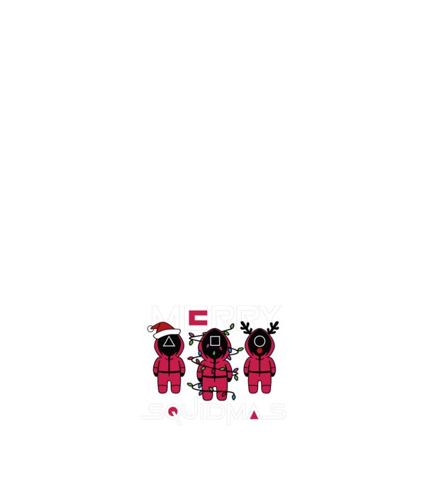 Merry squidmas model albastru închis pe tricou