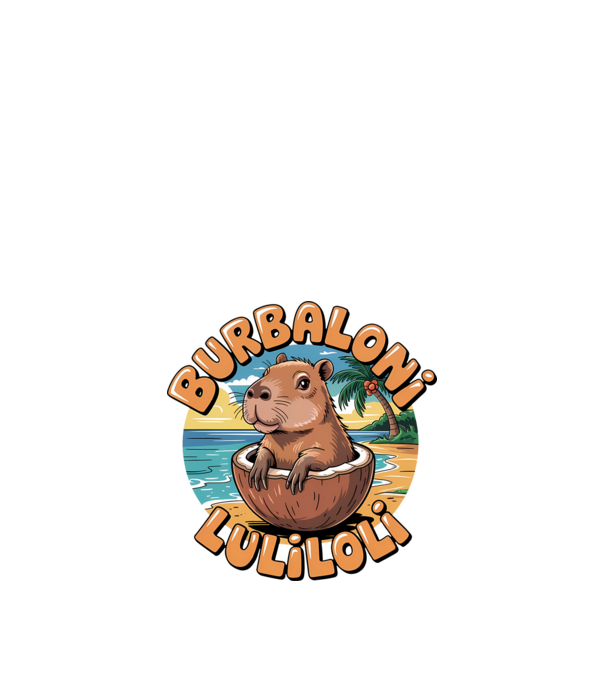 Burbaloni Luliloli model negru pe tricou