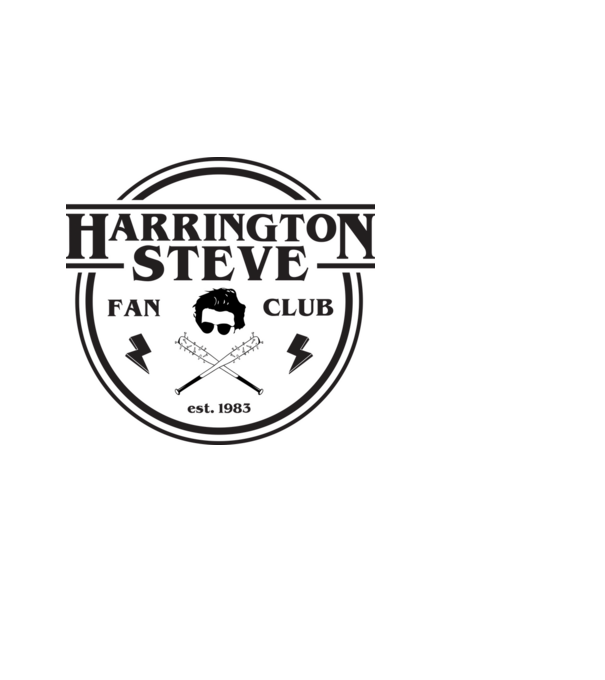 steve harrington fan club est 1983 model albastru deschis pe tricou